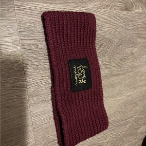 Love Your Melon Burgundy Knit Headband